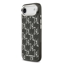 Apple iPhone 17 Air Uyumlu Kılıf Orjinal Lisanslı M-safe Şarj Özellikli Karl Lagerfeld IML Baskılı Monogram Dizayn Kapak - 1
