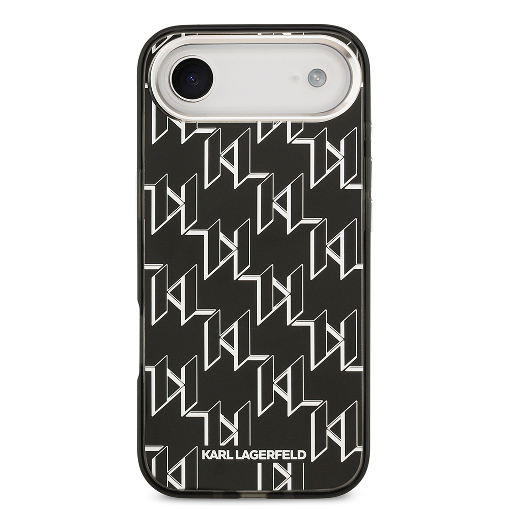 Apple iPhone 17 Air Uyumlu Kılıf Orjinal Lisanslı M-safe Şarj Özellikli Karl Lagerfeld IML Baskılı Monogram Dizayn Kapak - 2