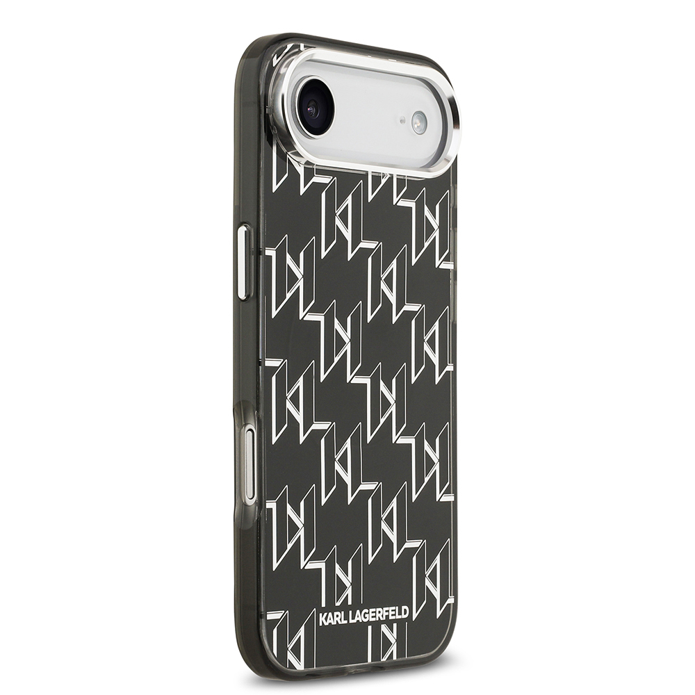 Apple iPhone 17 Air Uyumlu Kılıf Orjinal Lisanslı M-safe Şarj Özellikli Karl Lagerfeld IML Baskılı Monogram Dizayn Kapak - 3