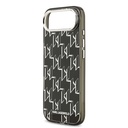 Apple iPhone 17 Air Uyumlu Kılıf Orjinal Lisanslı M-safe Şarj Özellikli Karl Lagerfeld IML Baskılı Monogram Dizayn Kapak - 5