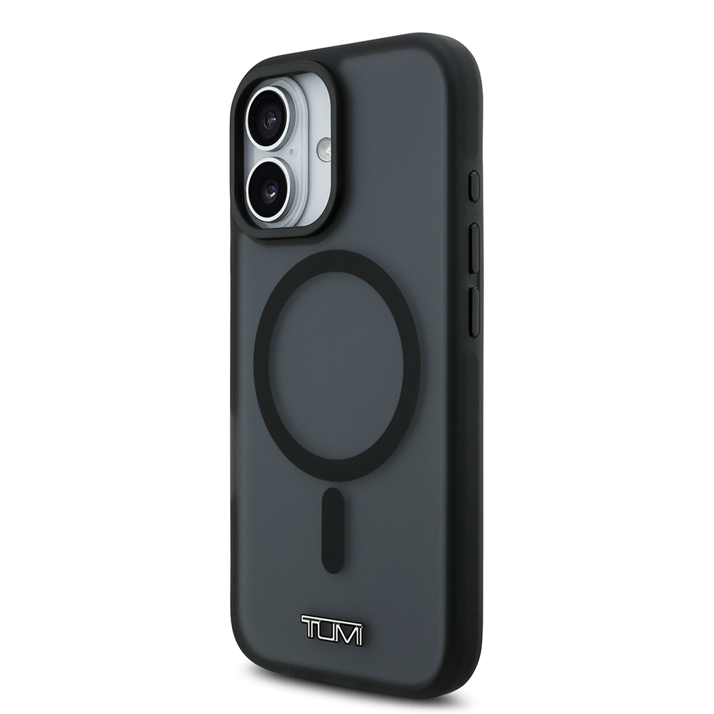 Apple iPhone 17 Uyumlu Kılıf TUMI Orjinal Lisanslı M-safe Şarj Özellikli Buzlu Transparan Kapak - 1