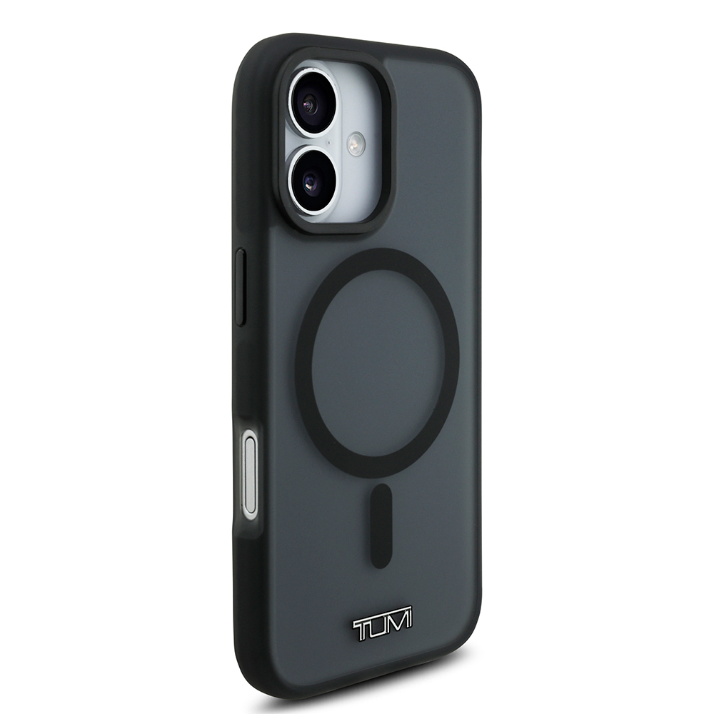 Apple iPhone 17 Uyumlu Kılıf TUMI Orjinal Lisanslı M-safe Şarj Özellikli Buzlu Transparan Kapak - 3