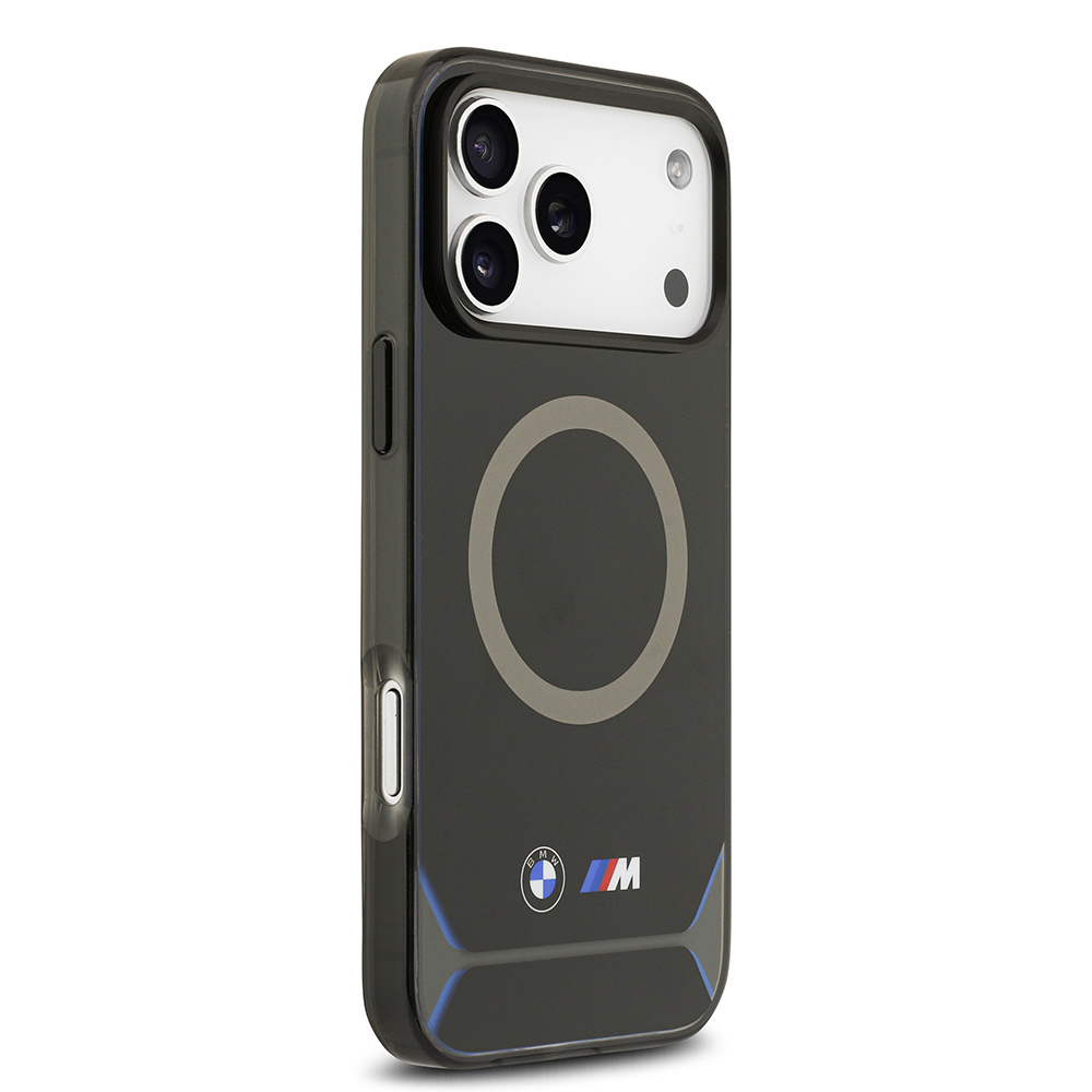 Apple iPhone 17 Pro Max Uyumlu Kılıf BMW Orjinal Lisanslı M-safe Şarj Özellikli Metal Buton Tasarımlı IML Baskılı M Dizayn Kapak - 3