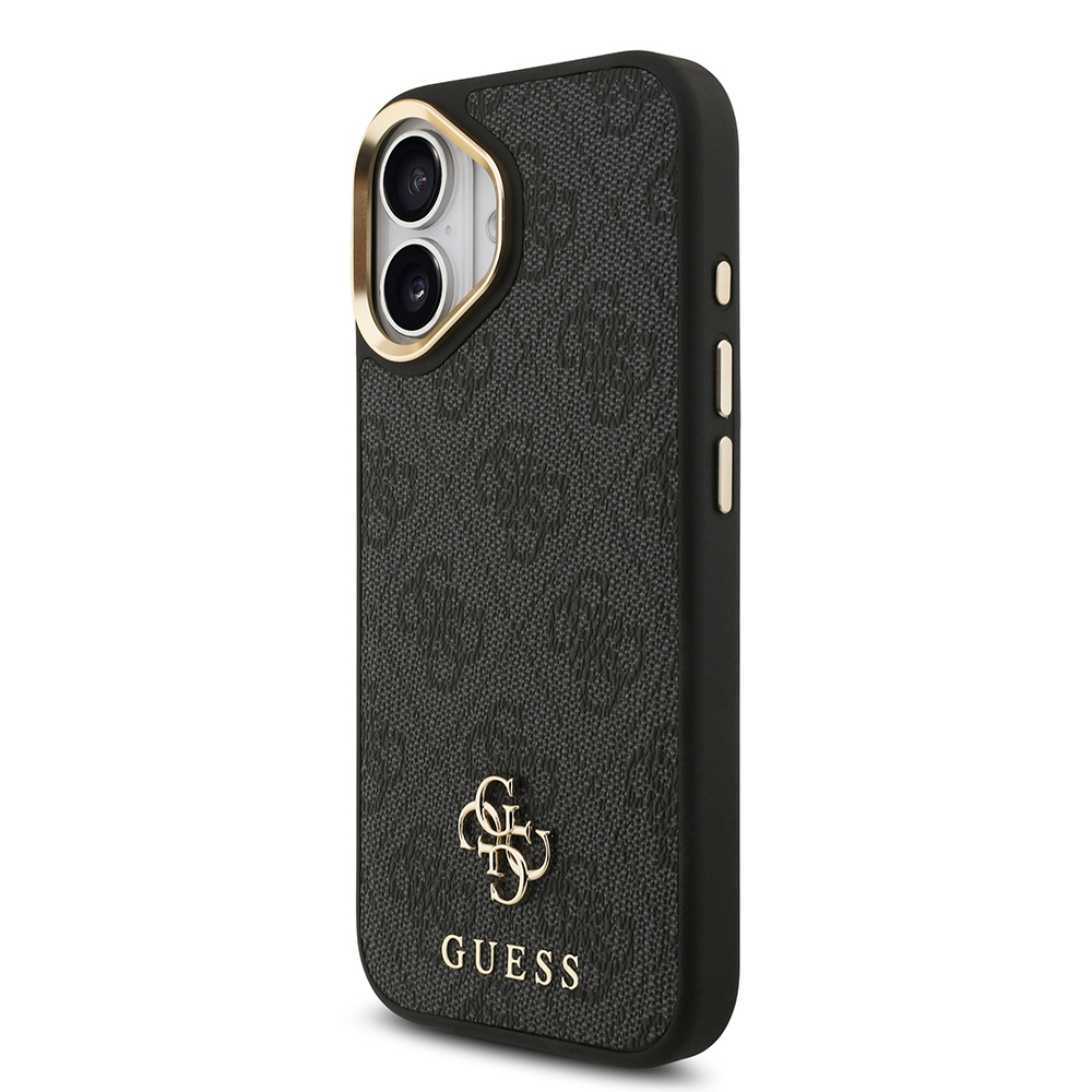 Apple iPhone 17 Uyumlu Guess Orjinal Lisanslı 4G ve Yazı Logolu Kılıf + Ekran Koruyucu + Lens Koruyucu 3in1 Aksesuar Seti - 3