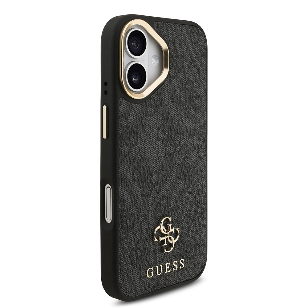 Apple iPhone 17 Uyumlu Guess Orjinal Lisanslı 4G ve Yazı Logolu Kılıf + Ekran Koruyucu + Lens Koruyucu 3in1 Aksesuar Seti - 5