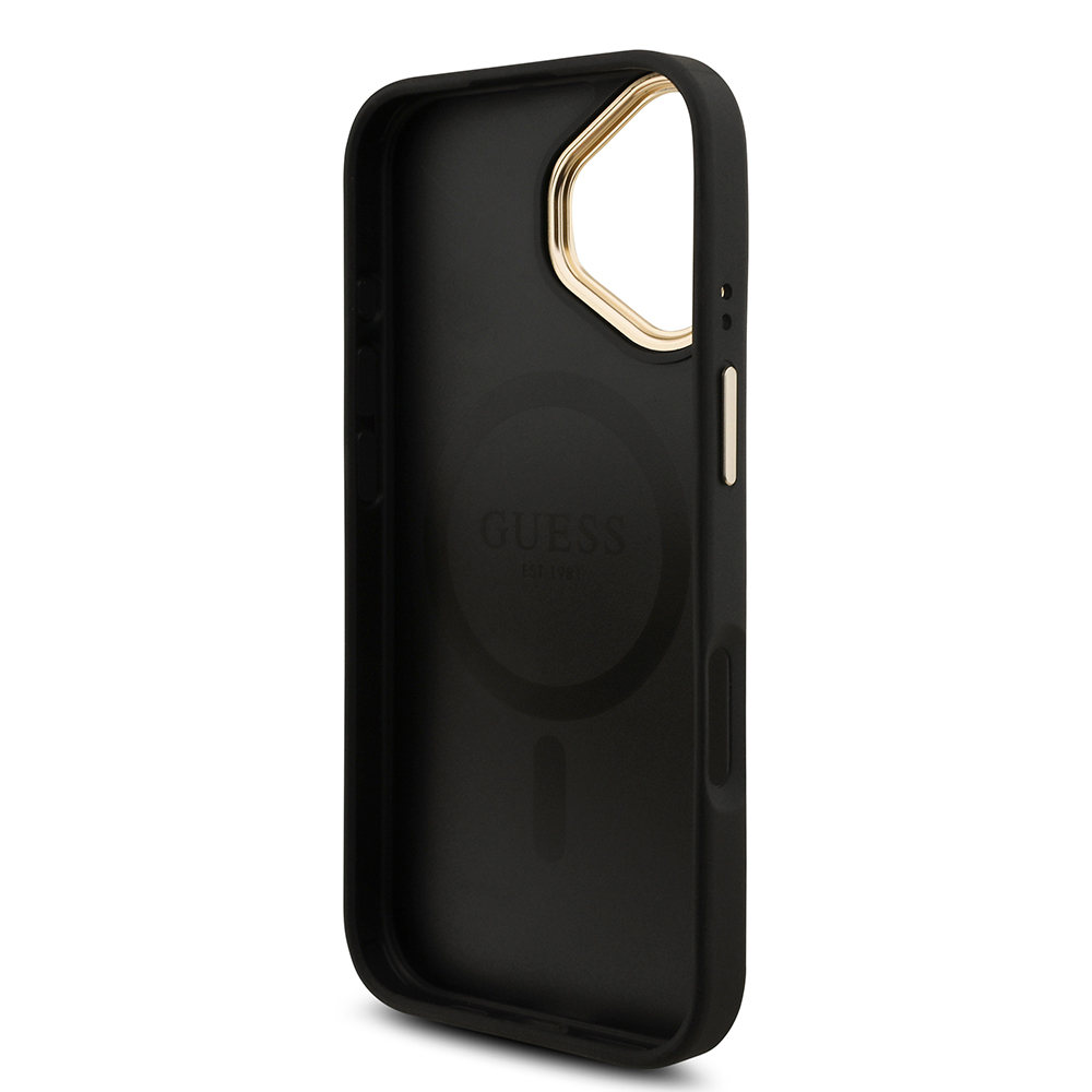Apple iPhone 17 Uyumlu Guess Orjinal Lisanslı 4G ve Yazı Logolu Kılıf + Ekran Koruyucu + Lens Koruyucu 3in1 Aksesuar Seti - 8
