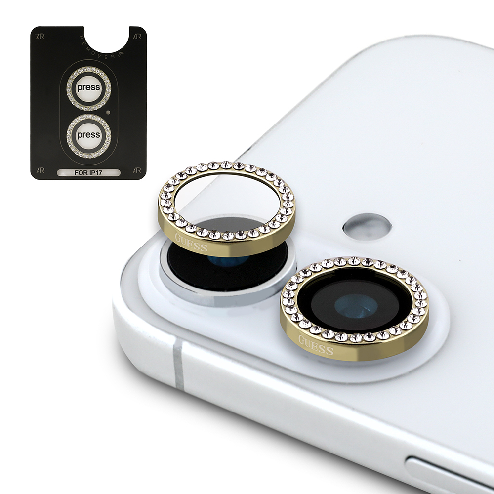 Apple iPhone 17 Uyumlu Guess Orjinal Lisanslı 4G ve Yazı Logolu Kılıf + Ekran Koruyucu + Lens Koruyucu 3in1 Aksesuar Seti - 9