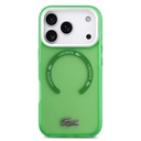 Apple iPhone 17 Pro Uyumlu Kılıf Lacoste Orjinal Lisanslı M-safe Şarj Özellikli İkonik Timsah Logolu Buzlu Kapak - 2