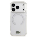 Apple iPhone 17 Pro Uyumlu Kılıf Lacoste Orjinal Lisanslı M-safe Şarj Özellikli İkonik Timsah Logolu Buzlu Kapak - 8