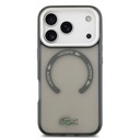 Apple iPhone 17 Pro Uyumlu Kılıf Lacoste Orjinal Lisanslı M-safe Şarj Özellikli İkonik Timsah Logolu Buzlu Kapak - 14