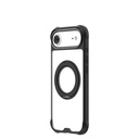 Apple iPhone 17 Air Uyumlu Kılıf M-safe Şarj Özellikli Parmak Ring Standlı Airbag Tasarımlı Mutural Obsidian Serisi Kapak - 4