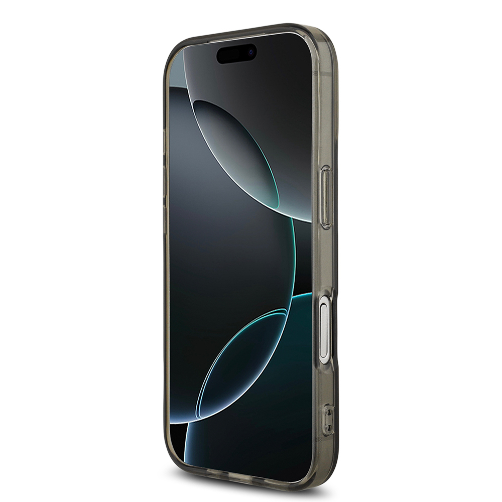 Apple iPhone 17 Uyumlu Kılıf AMG Orjinal Lisanslı M-safe Şarj Özellikli IML Baskı Logolu Çift Katmanlı Bow Lines Kapak - 4