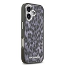Apple iPhone 17 Uyumlu Kılıf Karl Lagerfeld Orjinal Lisanslı M-safe Şarj Özellikli IML Leopar Baskılı Kapak - 3