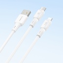 Recci RS52L USB-A to Lightning 2.4A Hızlı Şarj Özellikli Data ve Şarj Kablosu 1M - 3