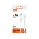 Recci RS52L USB-A to Lightning 2.4A Hızlı Şarj Özellikli Data ve Şarj Kablosu 1M - 4