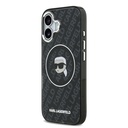 Apple iPhone 17 Uyumlu Kılıf Karl Lagerfeld Orjinal Lisanslı IML Baskılı KL Heads Kapak - 1