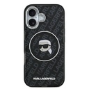 Apple iPhone 17 Uyumlu Kılıf Karl Lagerfeld Orjinal Lisanslı IML Baskılı KL Heads Kapak - 2