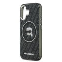 Apple iPhone 17 Uyumlu Kılıf Karl Lagerfeld Orjinal Lisanslı IML Baskılı KL Heads Kapak - 5