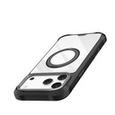 Apple iPhone 17 Pro Max Uyumlu Kılıf M-safe Şarj Özellikli Parmak Ring Standlı Airbag Tasarımlı Mutural Obsidian Serisi Kapak - 1