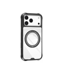Apple iPhone 17 Pro Max Uyumlu Kılıf M-safe Şarj Özellikli Parmak Ring Standlı Airbag Tasarımlı Mutural Obsidian Serisi Kapak - 6