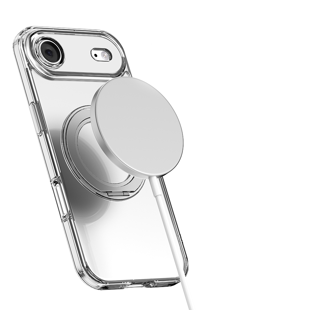 Apple iPhone 17 Air Uyumlu Kılıf M-safe Şarj Özellikli Standlı Airbag Tasarımlı Mutural Fresh Serisi Kapak - 4