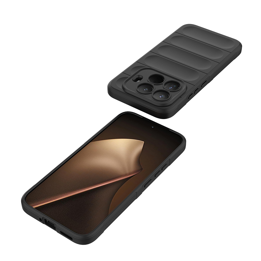 Xiaomi 15 UyumluT Pro Kılıf Esnek TPU Oyuklu Arka Yüzey Tasarımlı Zore Etnik Silikon Kapak - 5