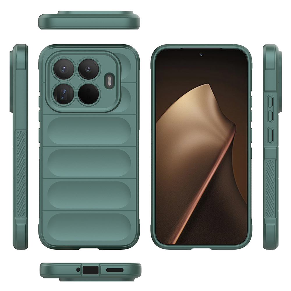 Xiaomi 15 UyumluT Pro Kılıf Esnek TPU Oyuklu Arka Yüzey Tasarımlı Zore Etnik Silikon Kapak - 23