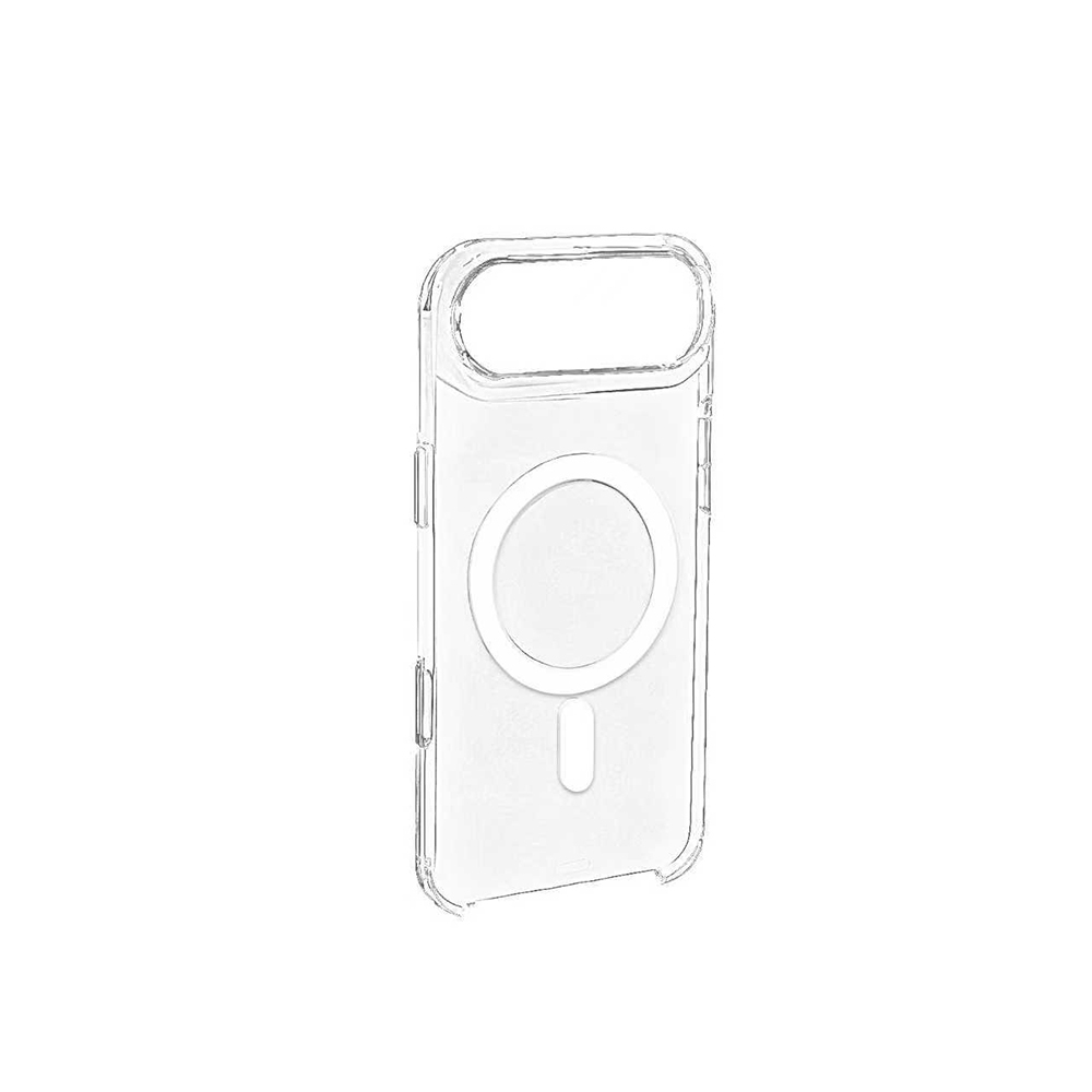 Apple iPhone 17 Air Uyumlu Kılıf Zore Wireless Şarj Özellikli Şeffaf Orjin Kapak - 1