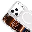 Apple iPhone 17 Pro Uyumlu Kılıf Zore Wireless Şarj Özellikli Şeffaf Orjin Kapak - 2