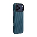 Apple iPhone 17 Pro Uyumlu Kılıf M-Safe Şarj Özellikli Kamera Kontrol Butonlu Aramid Fiber Pitaka Ultra-Slim Kapak - 1