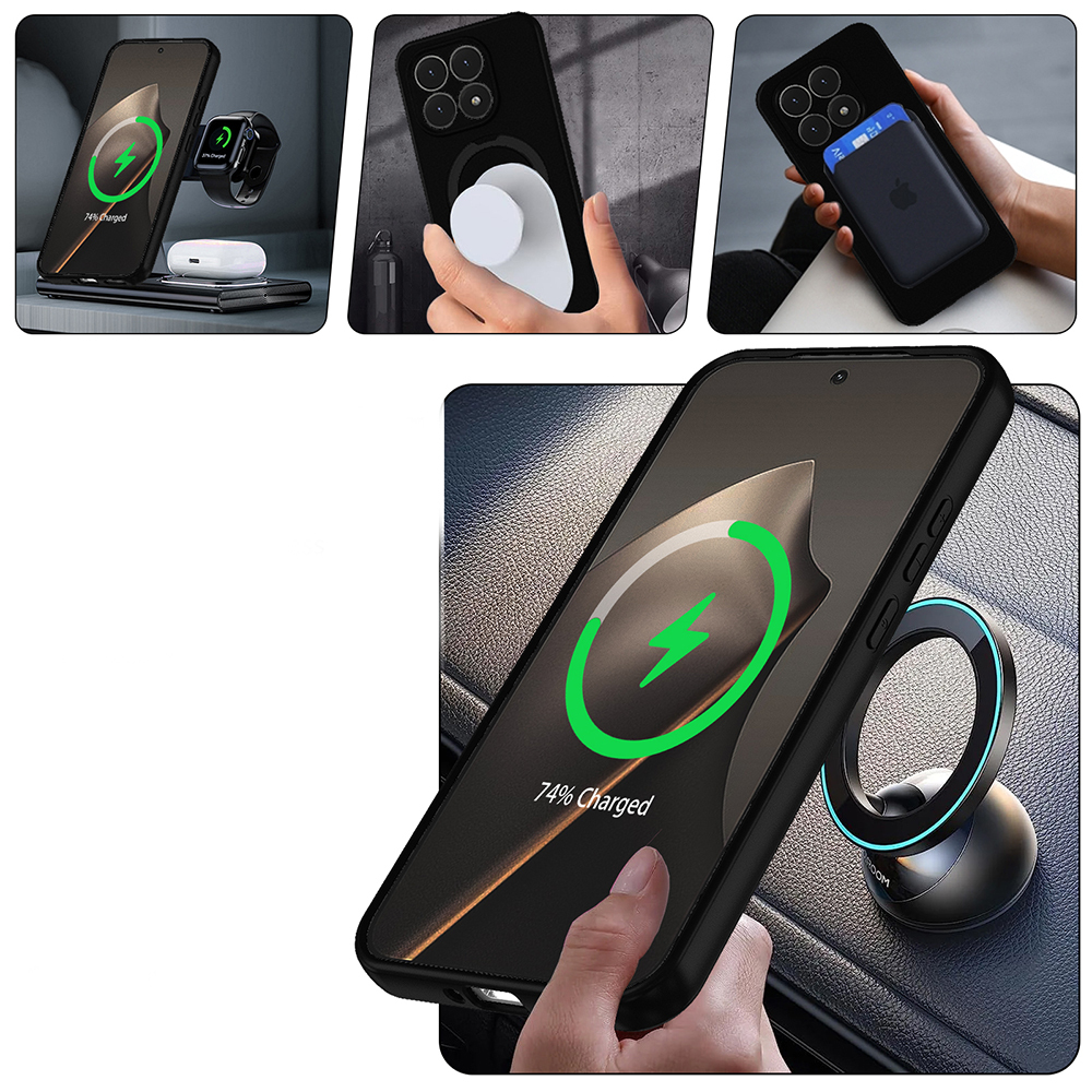 Xiaomi 15 UyumluT Kılıf M-safe Şarj Özellikli Standlı Zore Samara Kapak - 2