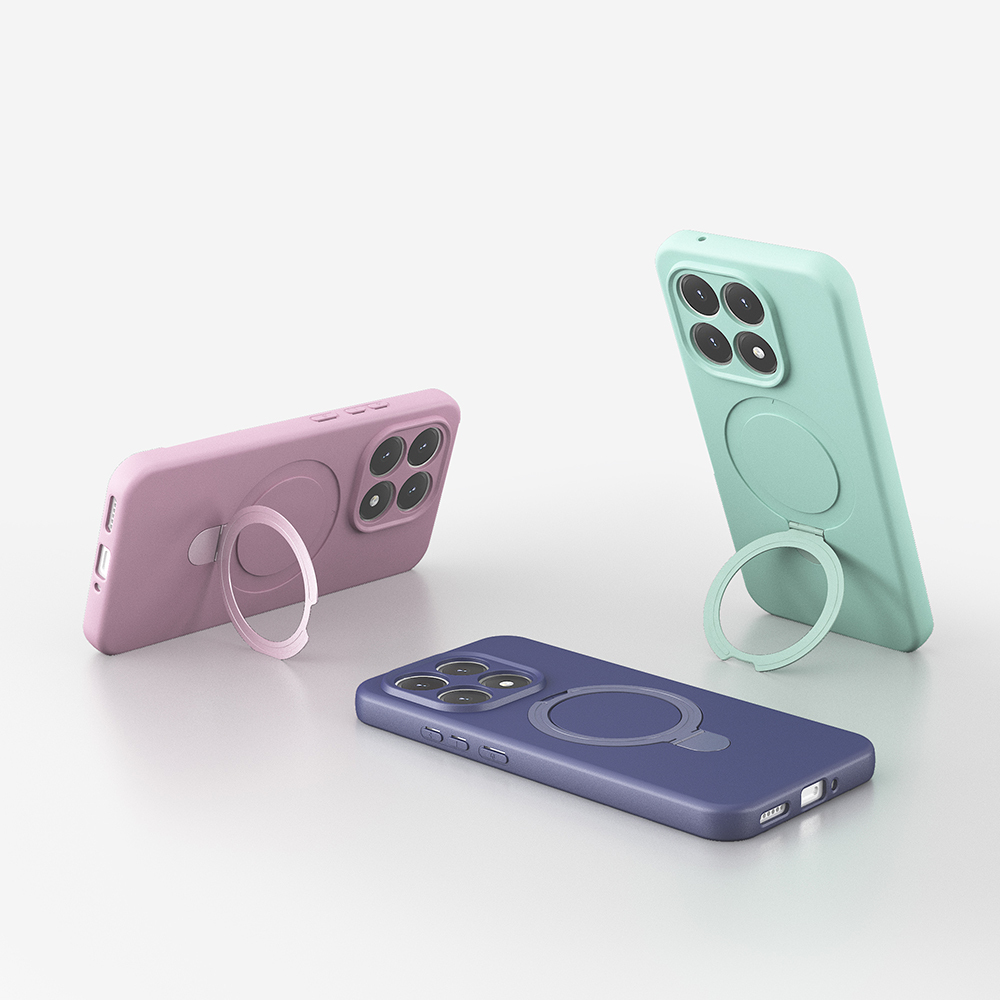 Xiaomi 15 UyumluT Kılıf M-safe Şarj Özellikli Standlı Zore Samara Kapak - 3