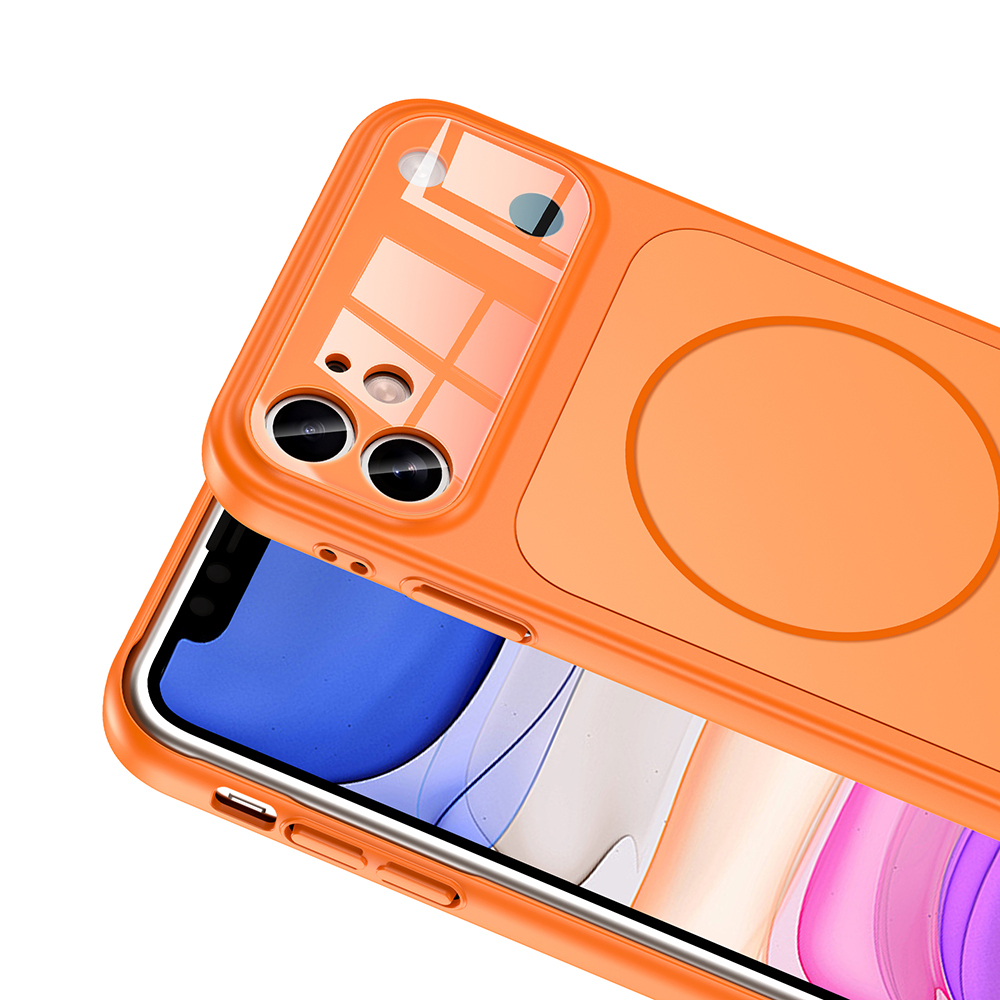 Apple iPhone 11 Uyumlu Kılıf Zore M-Safe Şarj Özellikli Kamera Korumalı Formen Kapak - 6