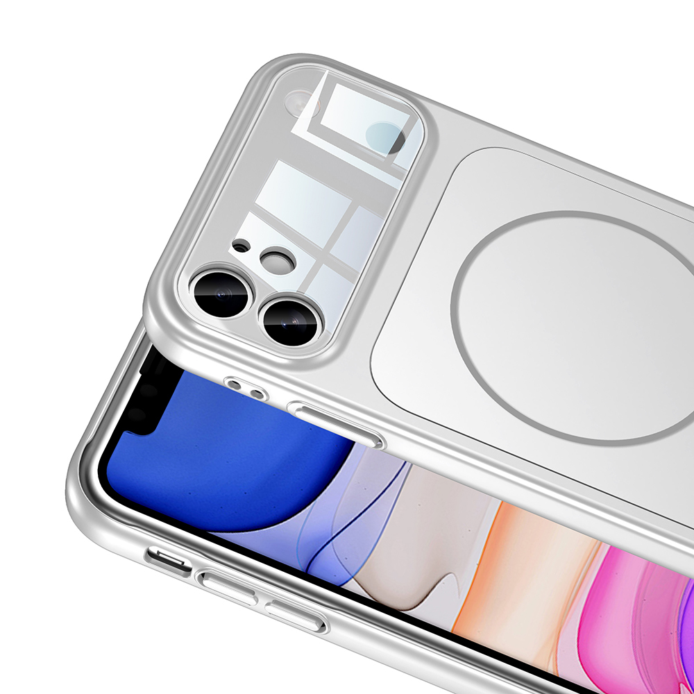 Apple iPhone 11 Uyumlu Kılıf Zore M-Safe Şarj Özellikli Kamera Korumalı Formen Kapak - 9