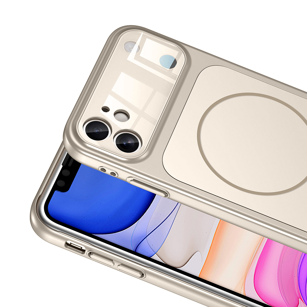 Apple iPhone 11 Uyumlu Kılıf Zore M-Safe Şarj Özellikli Kamera Korumalı Formen Kapak - 12