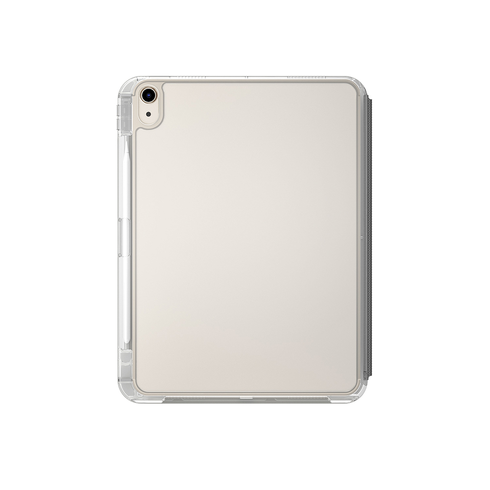 Apple iPad Air 11 2024 Uyumlu Kılıf Skinarma Kalemlikli Arkası Şeffaf Standlı Magnetik Zeta Kılıf - 2