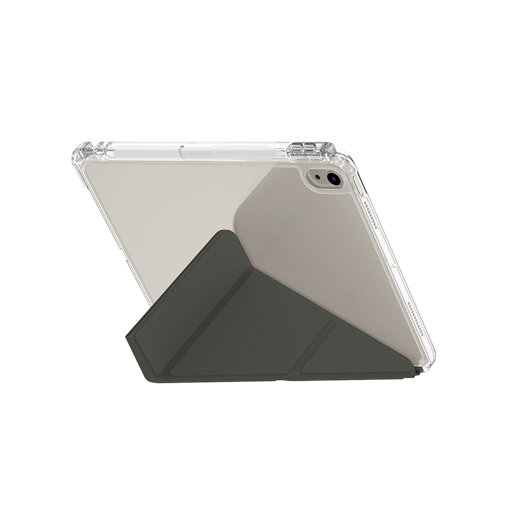 Apple iPad Air 11 2025 M3 Uyumlu Kılıf Skinarma Kalemlikli Arkası Şeffaf Standlı Magnetik Zeta Kılıf - 3