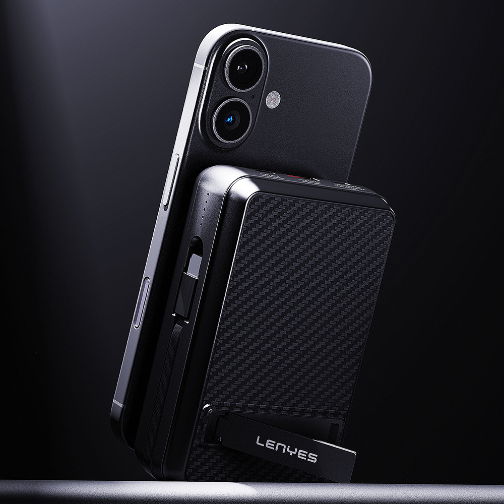 Lenyes PX274D PD 22.5W Standlı M-safe Şarj Özellikli Wireless Powerbank 15W 20000mAh - 4