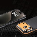 Apple iPhone 17 Pro Max Uyumlu Kılıf Mat Transparan Karbon Fiber Görünümlü Wlons Marin Kapak - 9