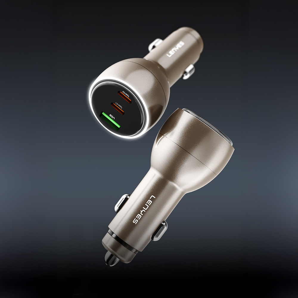 Lenyes CA61 Hızlı Şarj Özellikli USB-A Portlu Araç Şarj Aleti 18W - 4