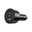 Wiwu Wi-CC026 Hızlı Şarj Özellikli PD Type-C + USB-A Portlu Aramid Fiber Araç Şarj Aleti 200W - 2