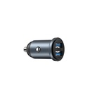 Wiwu Wi-CC031 Nano Lite Serisi Dual USB-A Hızlı Şarj Özellikli Araç Şarj Aleti PD 12W - 1