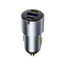 Wiwu Wi-CC032 Nano Pro Serisi Dual Type-C + USB-A Hızlı Şarj Özellikli Akım Korumalı Araç Şarj Aleti PD VE QC3.0 60W - 1