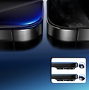 Apple iPhone 16 Uyumlu Mohseven Safir Coating Privacy Hayalet Temperli Cam Ekran Koruyucu - 7