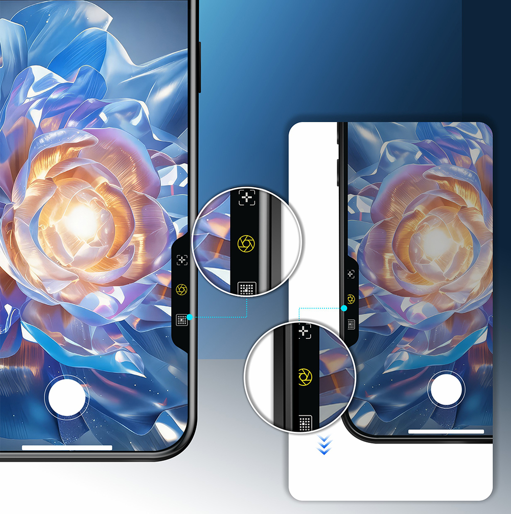 Apple iPhone 16 Pro Max Uyumlu Mohseven Safir Coating 3D Glue Privacy Hayalet Temperli Cam Ekran Koruyucu - 6