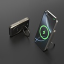 Lenyes PW1012D PD 20W Dijital LED Göstergeli 360 Derece Dönebilen Standlı Kablosuz Şarj Özellikli Wireless Powerbank 15W 10000mAh - 4