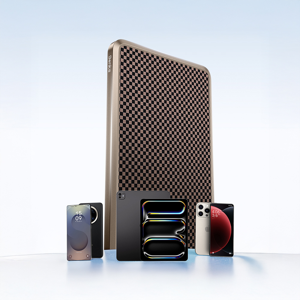 Benks MP16 ArmorGo M-safe Şarj Özellikli Ultra İnce ArmorTint Serisi Aramid Fiber Powerbank 15W 10000mAh - 4