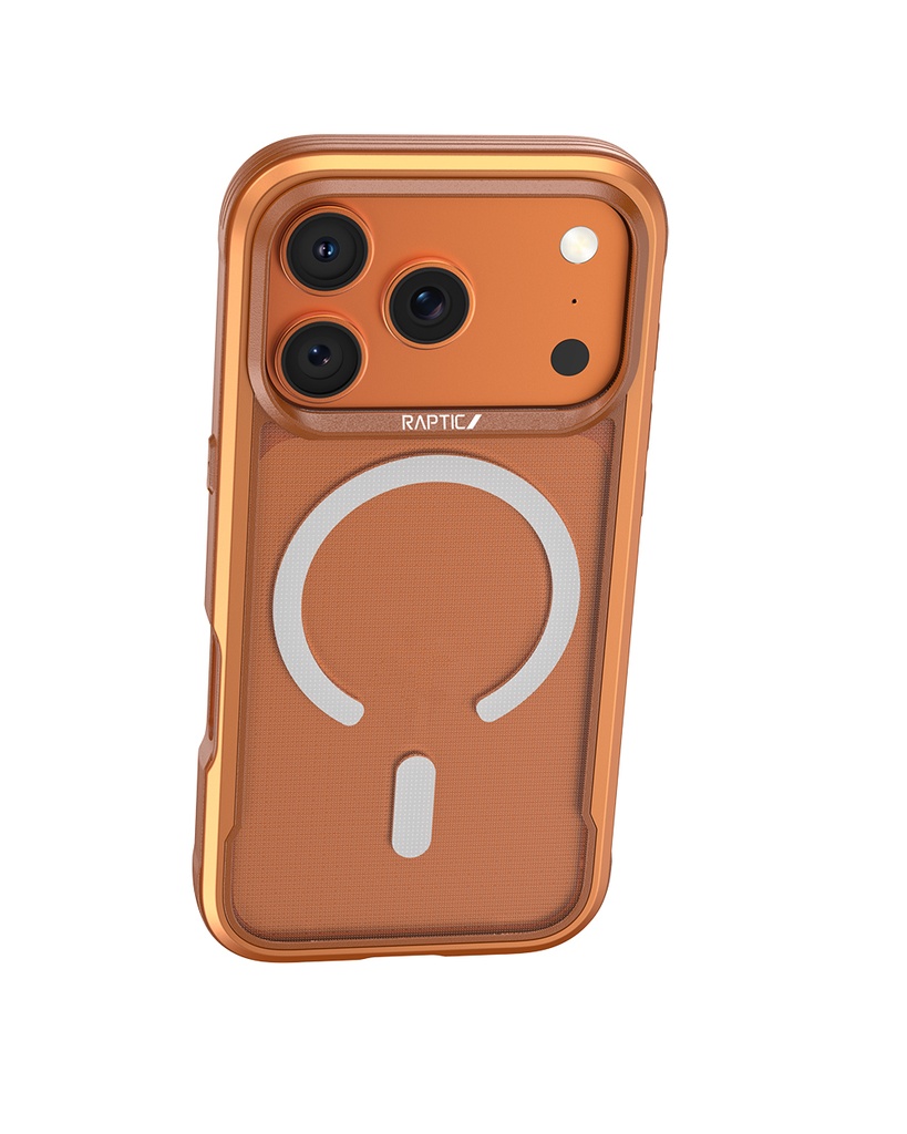Apple iPhone 17 Pro Max Uyumlu Kılıf M-safe Şarj Özellikli Raptic Shield Classic Serisi Şeffaf Arka Yüzey C-Magnet Kapak - 1