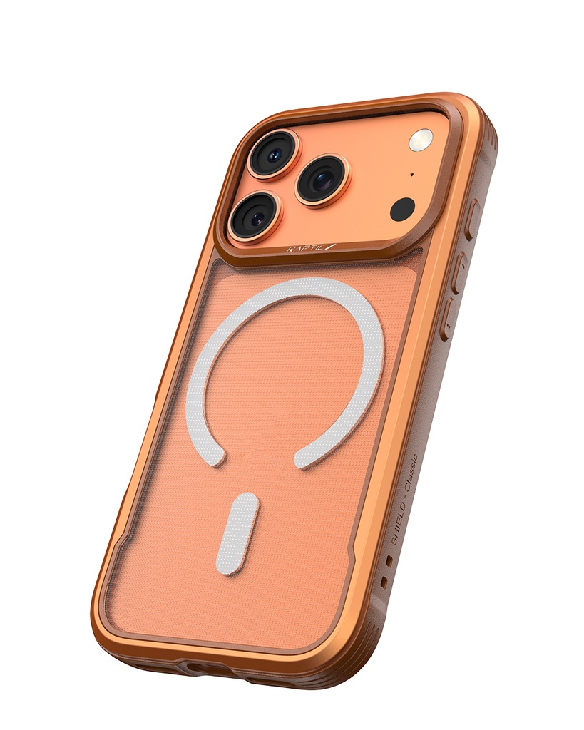 Apple iPhone 17 Pro Max Uyumlu Kılıf M-safe Şarj Özellikli Raptic Shield Classic Serisi Şeffaf Arka Yüzey C-Magnet Kapak - 4