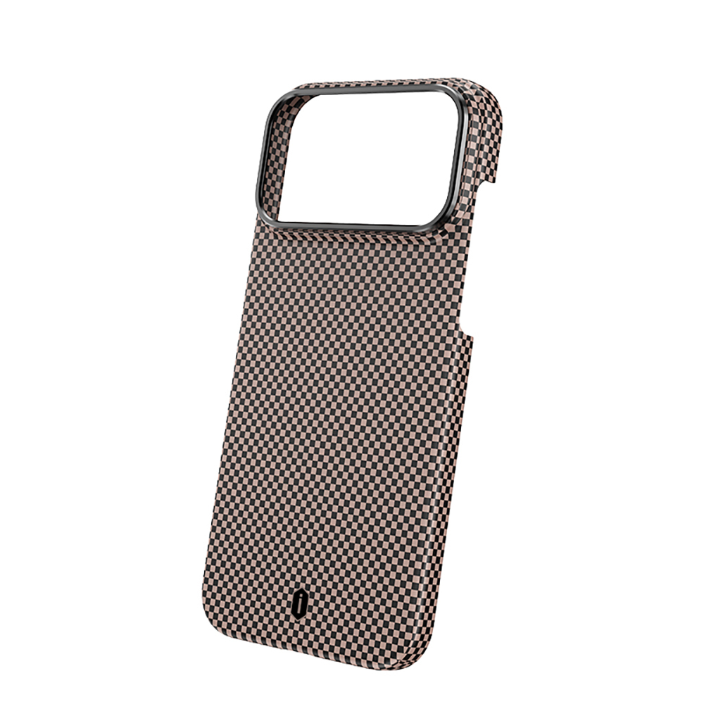 Apple iPhone 17 Pro Max Uyumlu Kılıf Wiwu DCC-208 M-safe Şarj Özellikli Aramid Fiber Tasarım Kevlar Kapak - 2